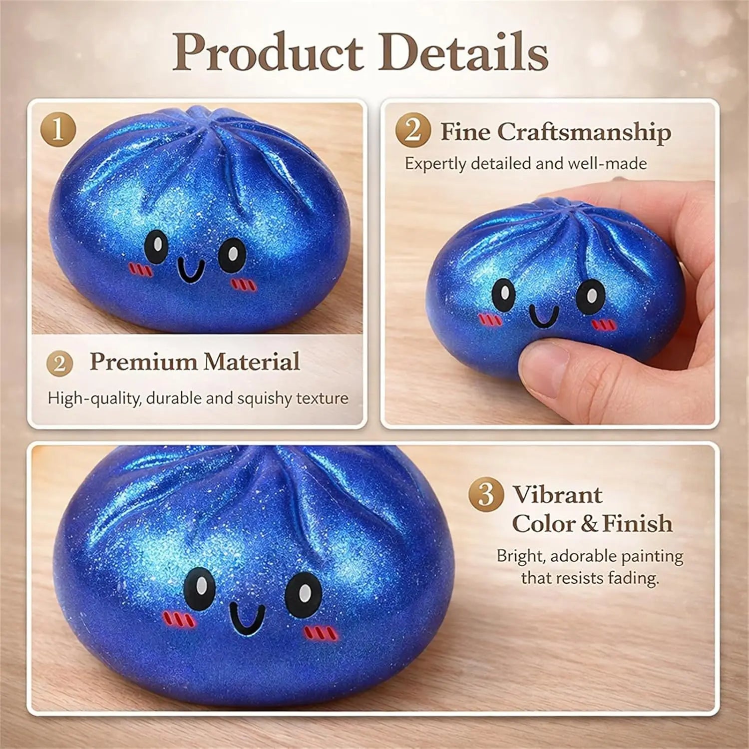 Colorful Dumpling Fidget Toy